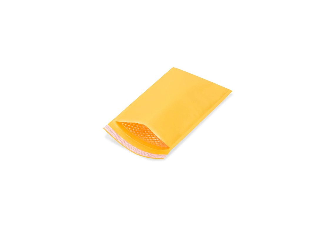 Custom dimension bubble mailers